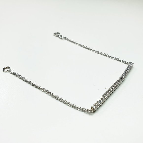 Real Diamond Bracelet Round 14K White Gold 0.40 TCW - Picture 3 of 7